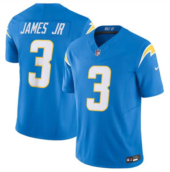 Men & Women & Youth Los Angeles Chargers #3 Derwin James Jr. Blue 2023 F.U.S.E. Vapor Untouchable Limited Stitched Jersey